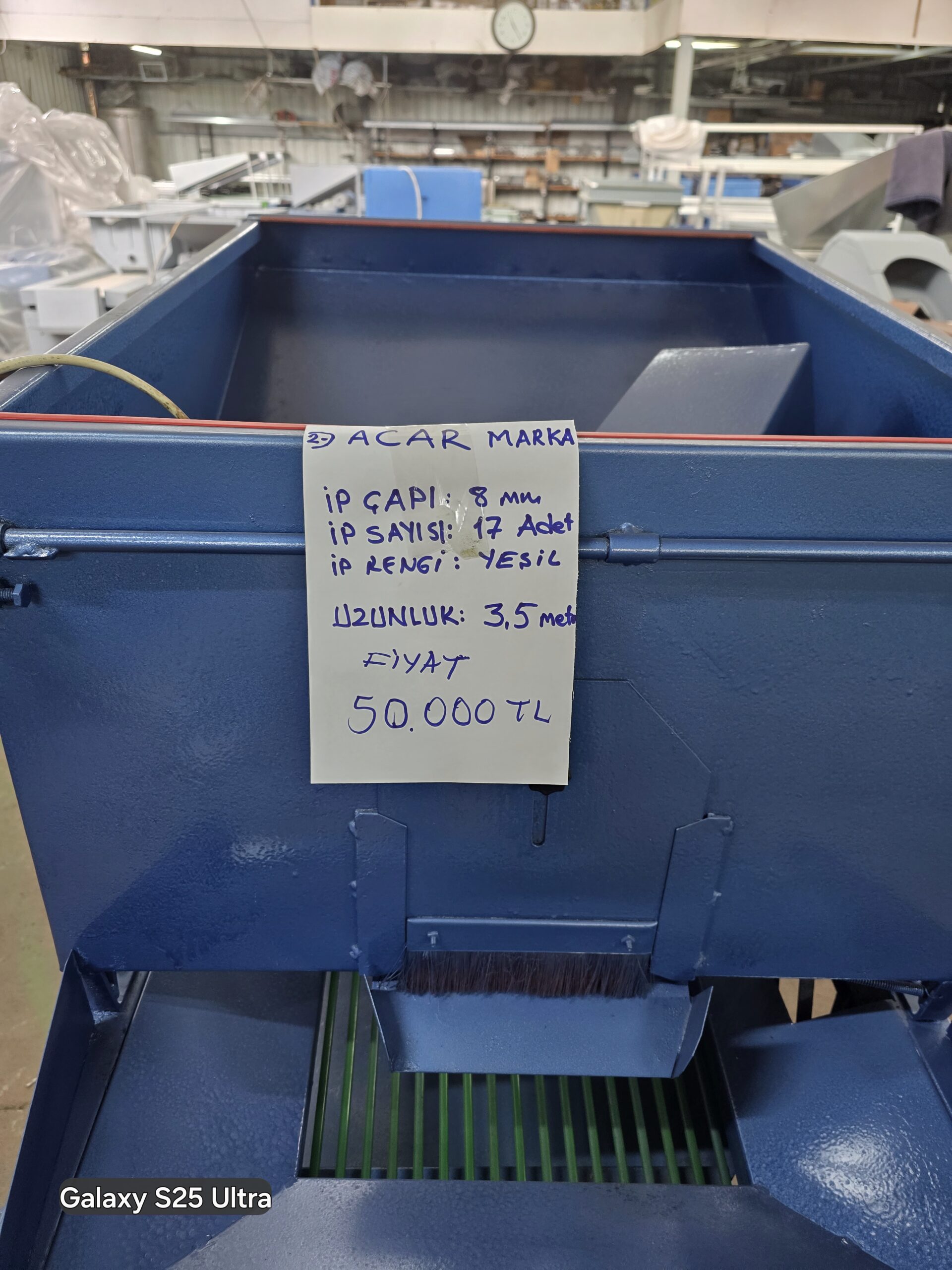 2.EL ACAR MARKA-3,5 Metre-17 İPLİ-İP ÇAPI 8mm 2.EL ACAR MARKA-3,5 Metre-17 İPLİ-İP ÇAPI 8mm - Görsel 4
